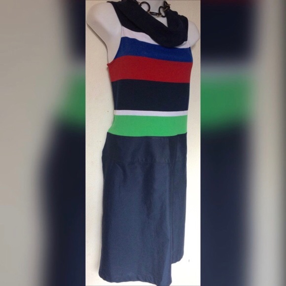 Colorful Ralph Lauren boatneck dress - Picture 3 of 4